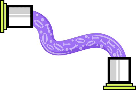 Right top pipe decoration