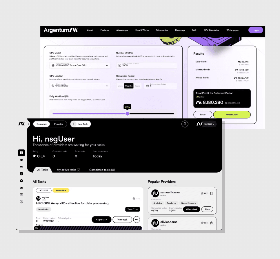 Platform workload interfaces